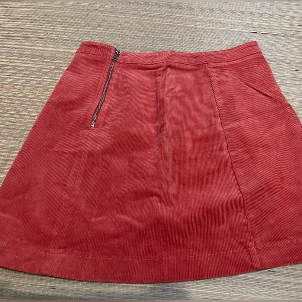 Corduroy Mini Skirt